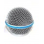 Griglia palla di ricambio per microfoni con anello azzurro compatibile shure beta 58a